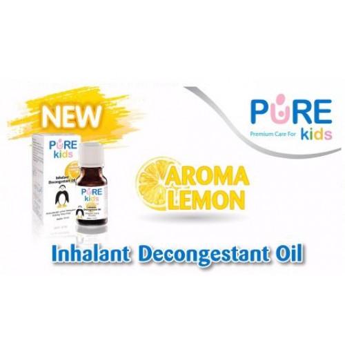 Pure Kids Inhalant Decongestant Oil 10ml - Aroma Lemon