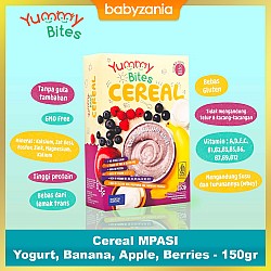 Yummy Bites Cereal MPASI Bayi Yogurt, Banana,...