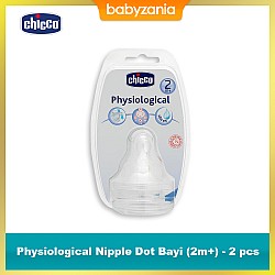 Chicco Physiological Nipple Dot Bayi (2m+) - 2...