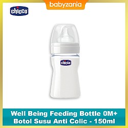 Chicco Well Being Feeding Bottle Botol Susu Anti Colik 0M+ - 150ml