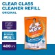 Mr Muscle Clear Glass Pembersih Kaca Pouch - 400 ml
