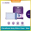 ClevaMama ClevaFoam Baby Pillow Case - Blue