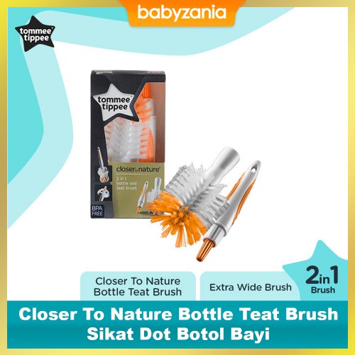 Tommee Tippee 2 in 1 Bottle and Teat Brush