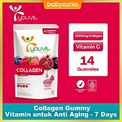 Youvit Collagen Gummy Vitamin untuk Anti Aging -...