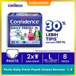Confidence Pants Daily Fresh Popok Celana Dewasa - L 8