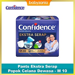 Confidence Pants Ekstra Serap Popok Celana Dewasa - M 10