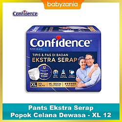 Confidence Pants Ekstra Serap Popok Celana Dewasa - XL 12