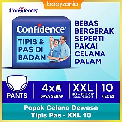 Confidence Pants Popok Celana Dewasa Tipis Pas -...