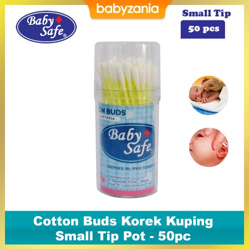 Baby Safe Cotton Buds Small Pot - 50 pcs