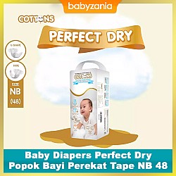 Cottons Baby Diapers Perfect Dry Popok Bayi...