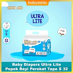 Cottons Baby Diapers Ultra Lite Popok Bayi...