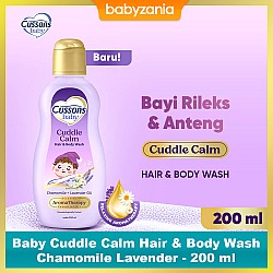 Cussons Baby Cuddle Calm Hair & Body Wash Chamomile Lavender - 200 ml