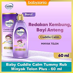 Cussons Baby Cuddle Calm Tummy Rub Minyak Telon Plus - 60 ml