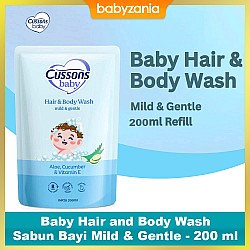 Cussons Baby Hair and Body Wash Sabun Bayi Mild & Gentle - 200 ml