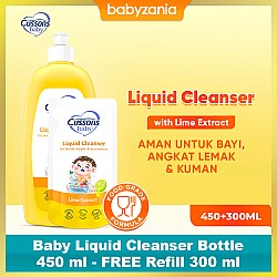 Cussons Baby Liquid Cleanser Bottle 450 ml - FREE Refill 300 ml
