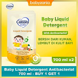 Cussons Baby Liquid Detergent with Antibacterial 700 ml - BUY 1 GET 1