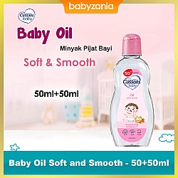 Cussons Baby Oil Soft and Smooth - 50+50ml