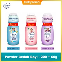 Cussons Baby Powder Bedak Bayi - 200 + 60 gr