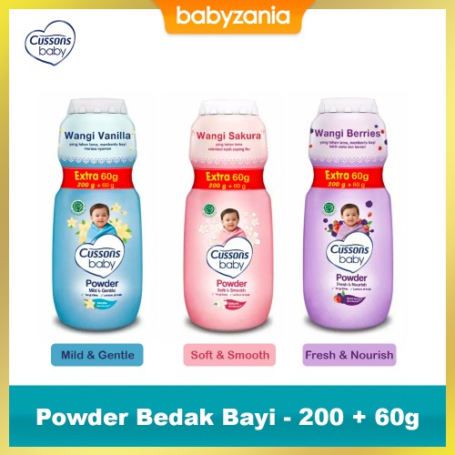 Cussons Baby Powder Bedak Bayi - 200 gr