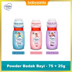 Cussons Baby Powder Bedak Bayi - 75 + 25 gr