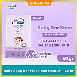 Cussons Baby Soap Bar Fresh and Nourish - 60 gr