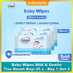 Cussons Baby Wipes Tissue Basah Bayi Mild &...