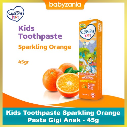 Cussons Kids Toothpaste Sparkling Orange - 45gr