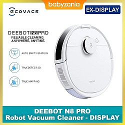 Ecovacs DEEBOT N8 PRO Robot Vacuum Cleaner DISPLAY