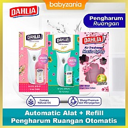 Dahlia Automatic Dispenser Alat + Refill Pengharum Ruangan Otomatis