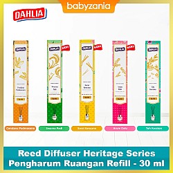 Dahlia Reed Diffuser Heritage Series Pengharum Ruangan Refill - 30 ml