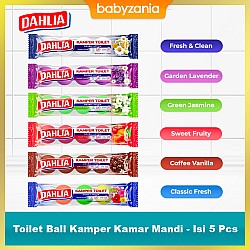 Dahlia Toilet Ball Kamper Kamar Mandi - Isi 5 Pcs