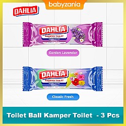 Dahlia Toilet Ball Kamper Toilet  - 3 Pcs