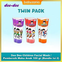 Dee Dee Children Facial Wash / Pembersih Muka Anak 100 gr (Bundle Isi 2)