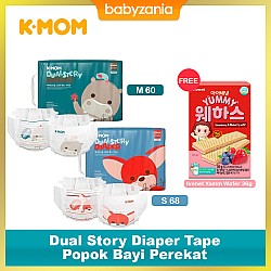 K-MOM Dual Story Diaper Tape / KMom Popok Bayi...