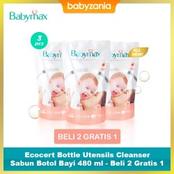 Babymax Ecocert Bottle Utensils Cleanser 480 ml -...