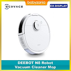 Ecovacs DEEBOT N8 White Robot Vacuum Cleaner...