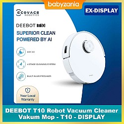 Ecovacs DEEBOT T10 Robot Vacuum Cleaner Vakum Mop...