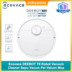 Ecovacs DEEBOT T9 Robot Vacuum Cleaner Sapu Vacum...