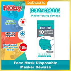 Nuby Dr Talbot's Disposable Adult Face Mask /...