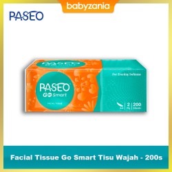 Paseo Facial Tissue Go Smart Tisu Wajah 2 ply -...
