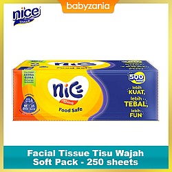 Nice Facial Tissue Tisu Wajah Soft Pack - 250...
