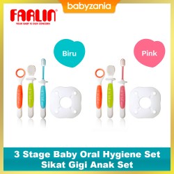 Farlin 3 Stage Baby Oral Hygiene Set / Sikat Gigi...