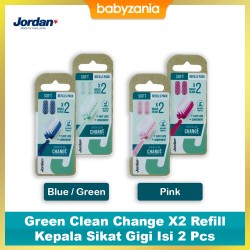 Jordan Green Clean Change X2 Refill Kepala Sikat...