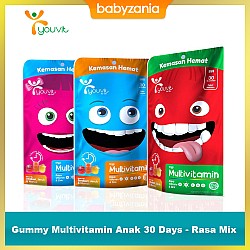 Youvit Gummy Multivitamin Anak 30 Days - Rasa Mix