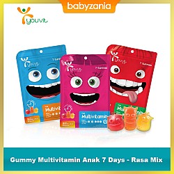 Youvit Gummy Multivitamin Anak 7 Days - Rasa Mix