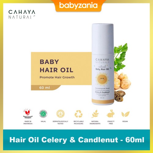 Cahaya Naturals Hair Lotion Celery & Candlenut - 60 ml