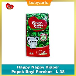Happy Nappy Diaper Popok Bayi Perekat - L 38