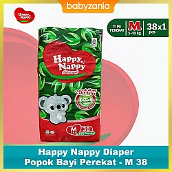 Happy Nappy Diaper Popok Bayi Perekat - M 38