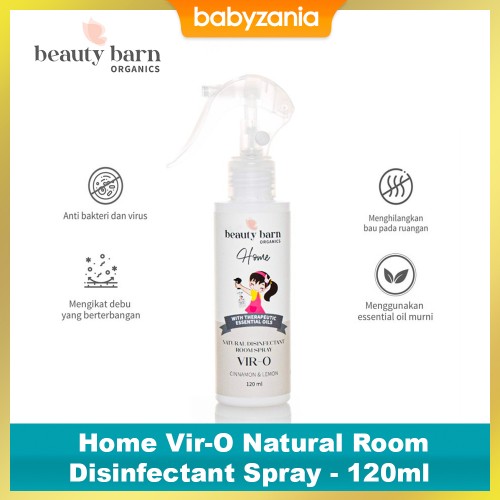 Beauty Barn Home Vir-O Natural Room Disinfectant Spray - 100ml