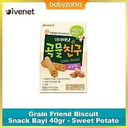 Ivenet Grain Friend Biscuit Snack Bayi 40gr -...